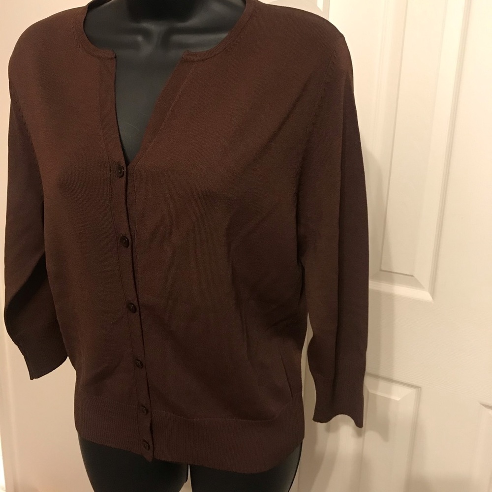 Kate Hill Petite Cardigan Sweater